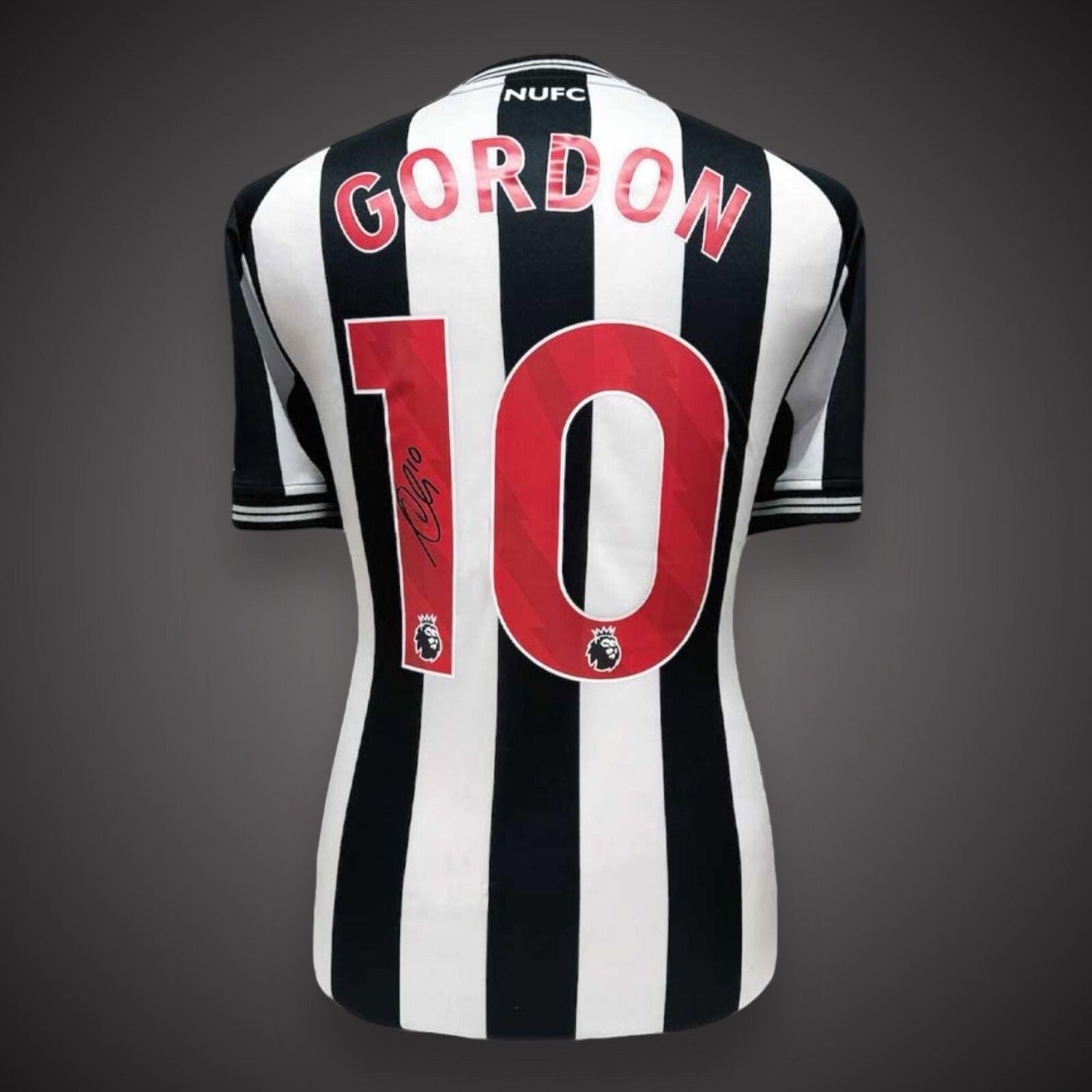 Anthony Gordon Signed Newcastle United Shirt 2023/2024 With COA £2490