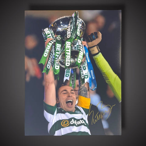 Scott Brown Celtic Hand Signed Football Photo £350