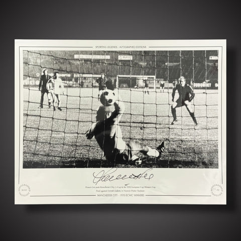 FRAMED Francis Lee Hand Signed - Manchester City 1970 ECWC Winners £451