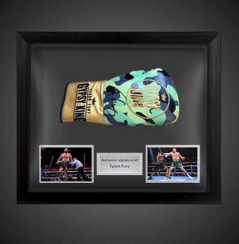 Gypsy King- Tyson Fury Hand Signed  Boxing Glove  In A Dome Frame  £3690