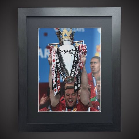 Wayne Rooney Manchester United Hand Signed Framed  Photo With COA £790