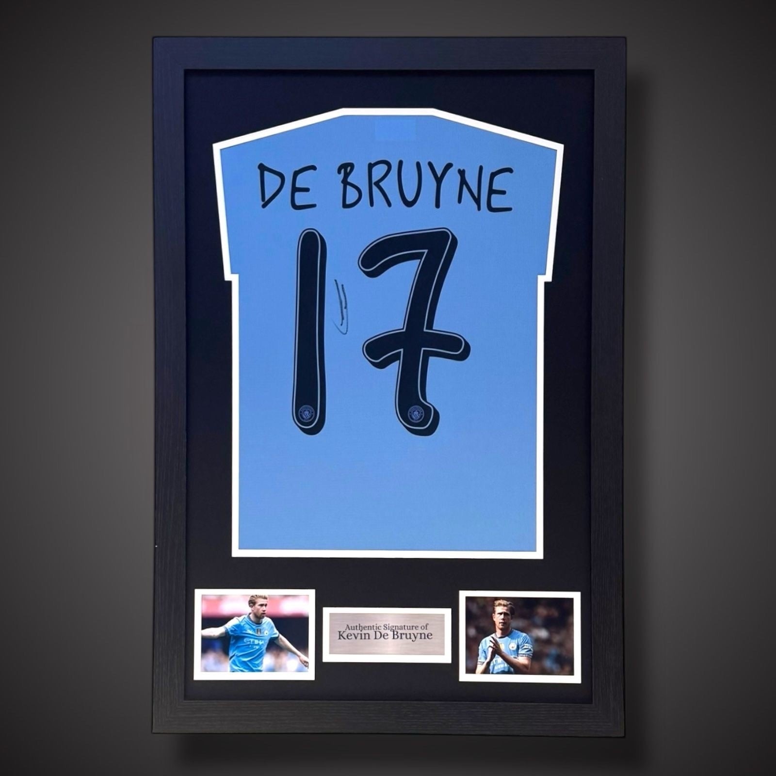 Kevin De Bruyne Manchester City Hand Signed  Framed Shirt With COA £3250