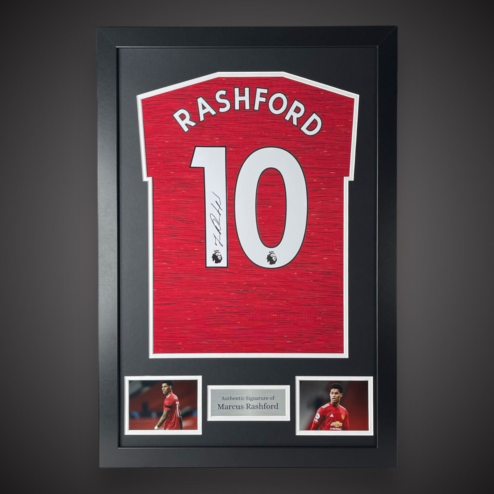 Marcus Rashford Hand Signed And Framed Manchester United Football Shirt £3590