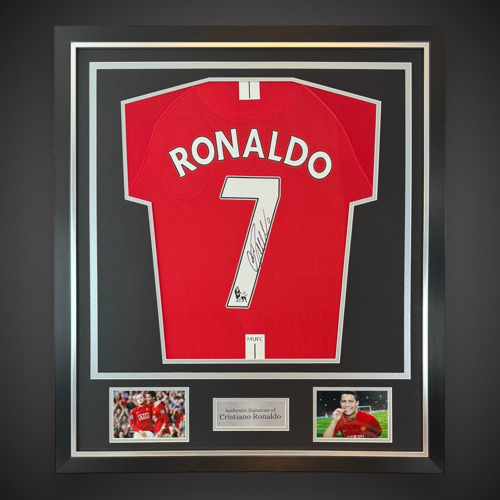 Cristiano Ronaldo Hand Signed And Framed Manchester United Football Shirt £6500
