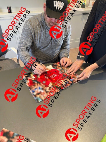 FramedManchester United Wayne Rooney Hand Signed  Photo With COA £69.99 12X166