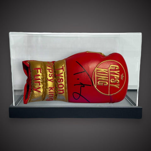 TYSON FURY Hand Signed SPECIAL EDITION Red Glove With  COA £275 In A Case0