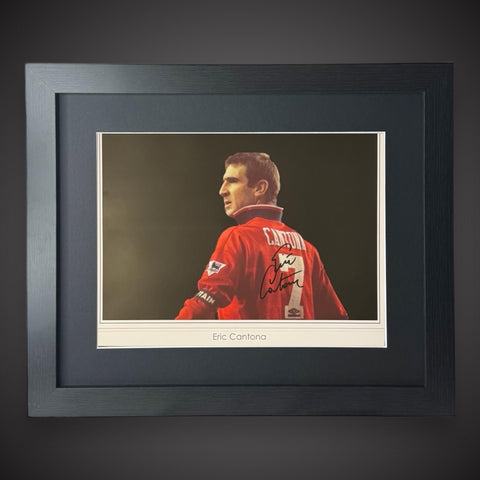 Manchester United - Eric  Cantona ‘The King’  Signed  20x24 Framed Photo £2250