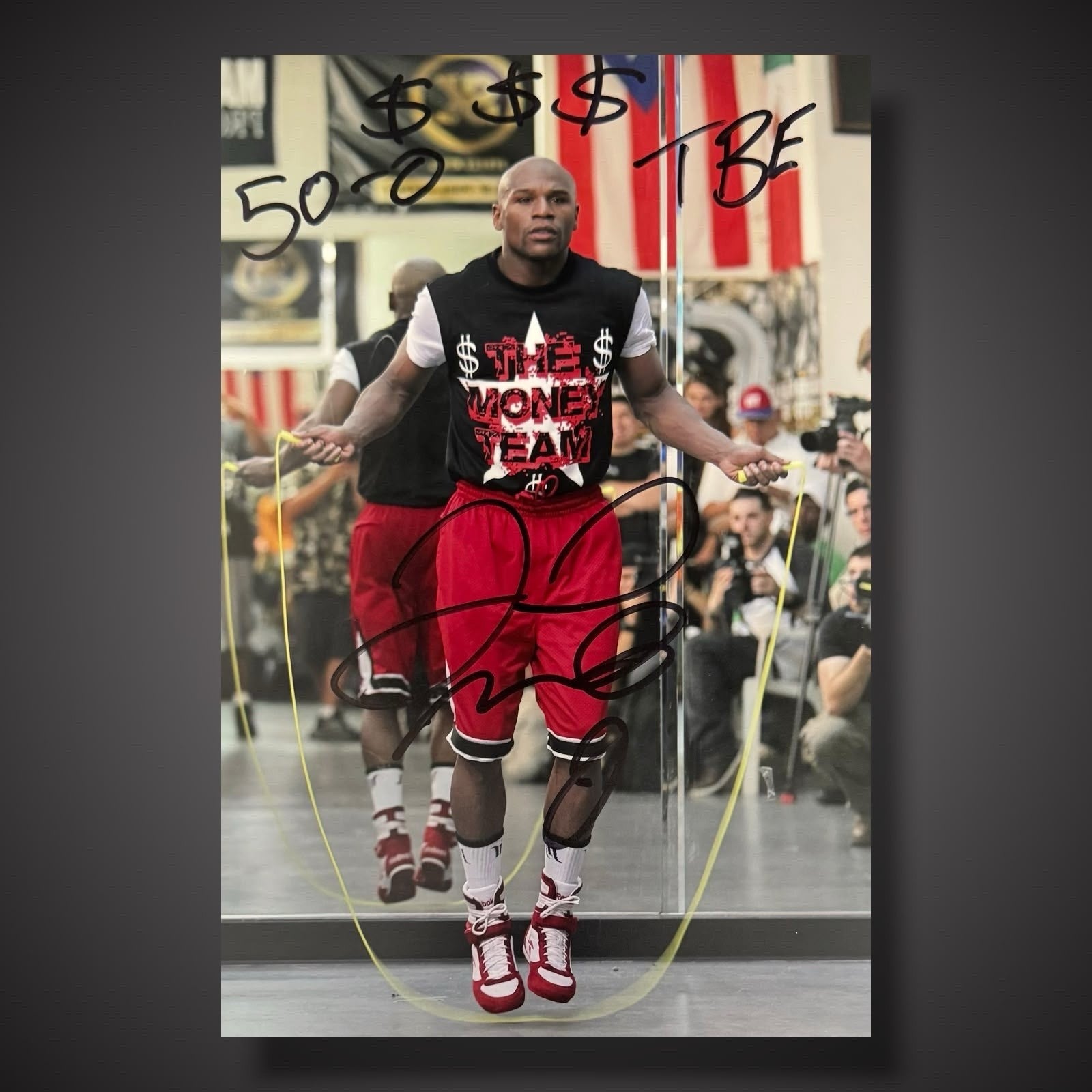 Floyd Money Mayweather TBE Hand Singed 12x8 Photo £349 With COA0