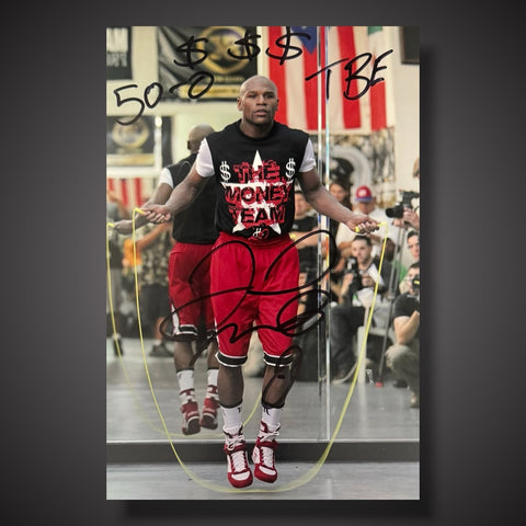Floyd Money Mayweather TBE Hand Singed 12x8 Photo £349 With COA0