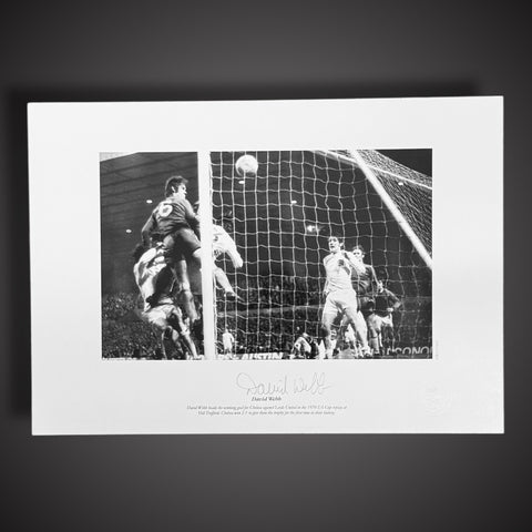 Chelsea David Webb Hand Signed 16 X 12 Photo 1970 FA Cup Winning Goal £250