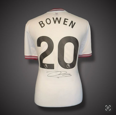 Jarrod Bowen Hand Signed West Ham Football Shirt With COA £2500
