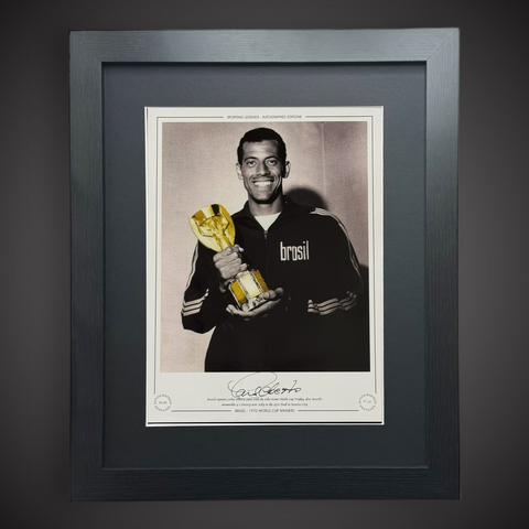 Brazilian Legendary Captain The Late Great Carlos Alberto Signed Photo £109.990