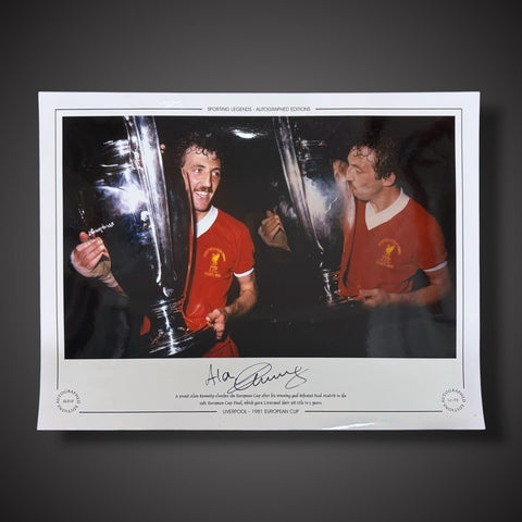 Alan Kennedy 1981 Liverpol European Cup Signed Photo £29.990