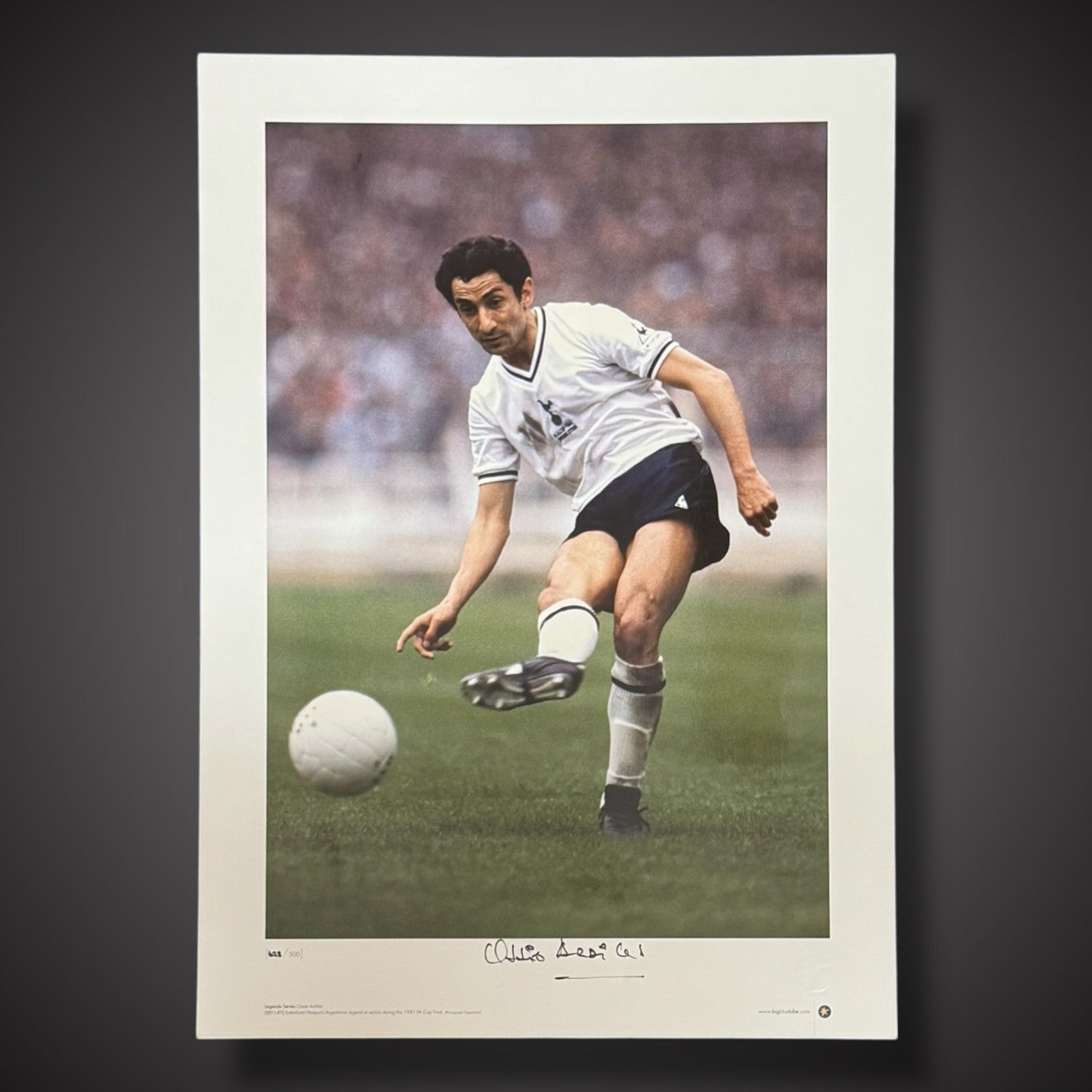 Ossie Ardiles Spurs Legend A2 Signed Photo Superb Value With Coa £19.990