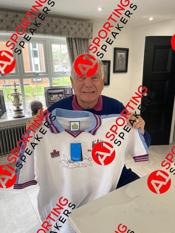 Framed Trevor Brooking West Ham 1980 FA Cup Winners Shirt With COA £2494