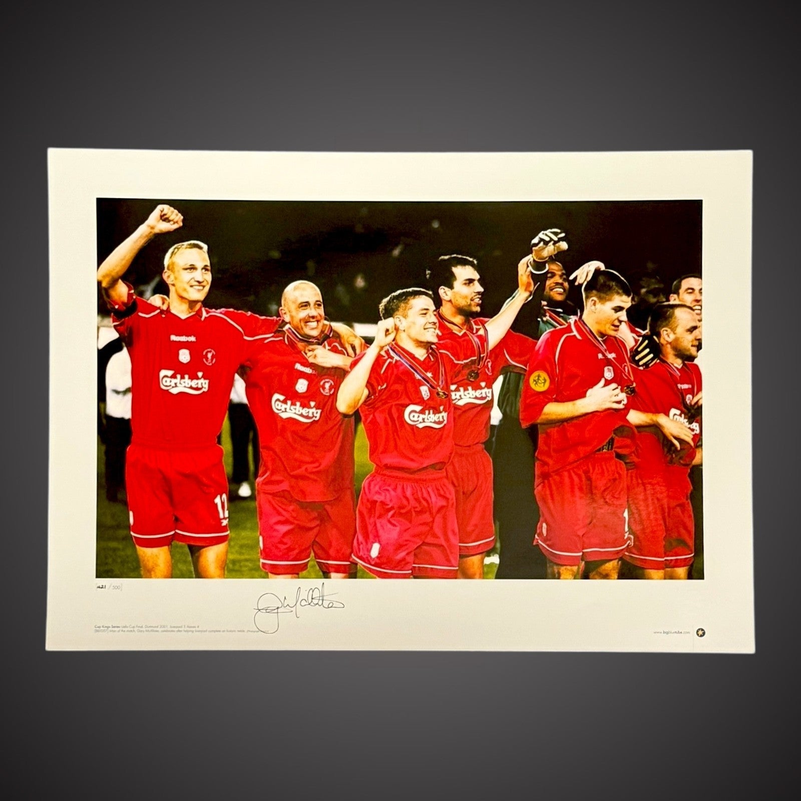 Gary McAllister Hand Signed Liverpool Photo £29.99 16X230