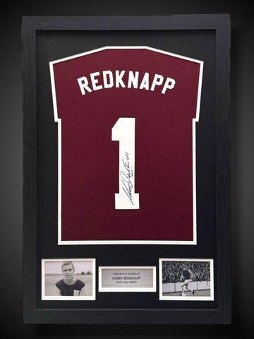 Harry Redknapp Hand Signed And Framed West Ham Shirt £1750