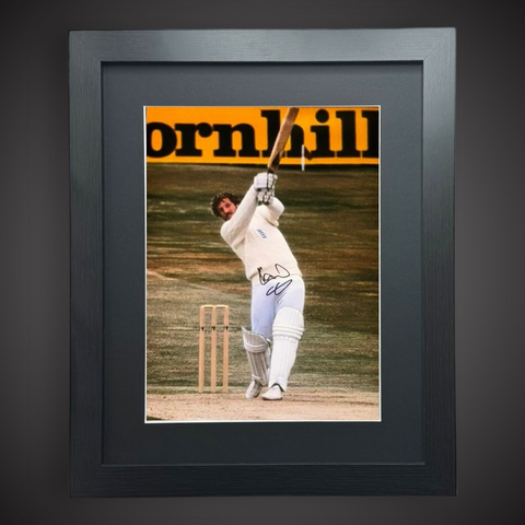Cricket Legend- Ian Botham Hand Signed Framed Cricket Photograph £79 16X200