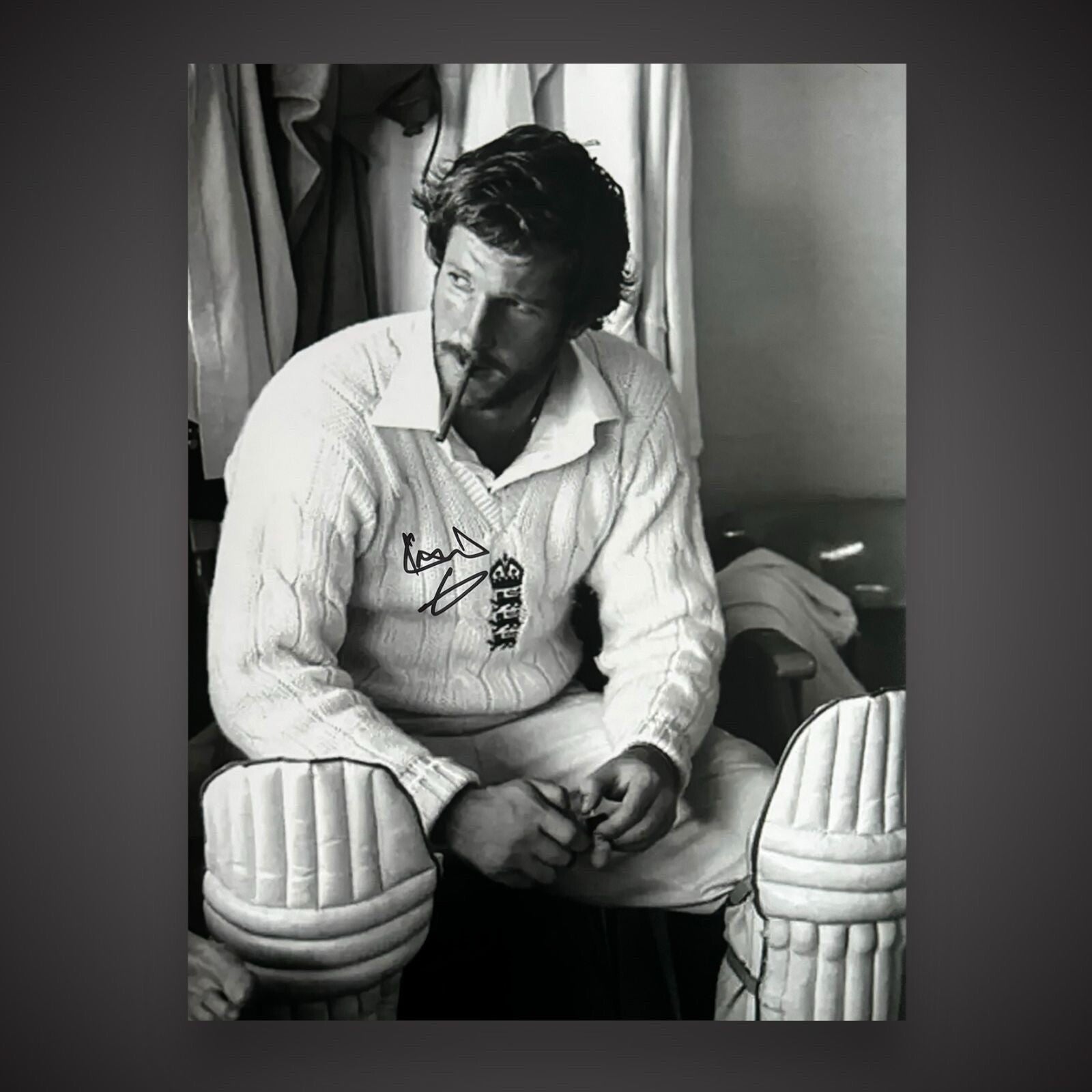 Cricket Legend- Ian Botham Hand Signed Cricket Photograph With COA £49 12X160