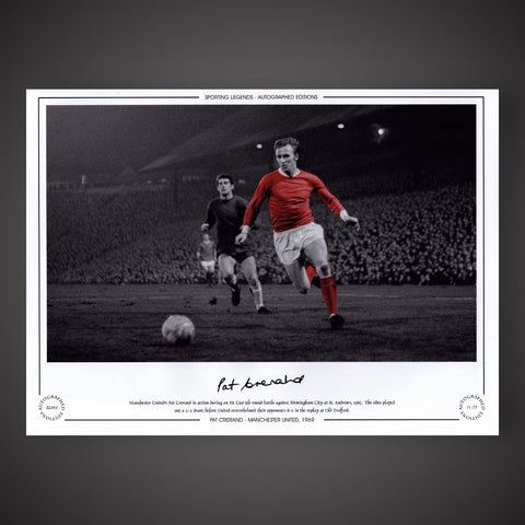 Pat Crerand Hand Signed Photo- Manchester United 1969 FA Cup £250