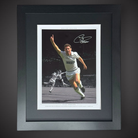 Framed Tottenham Hotspur-  Clive Allen Hand Signed Photo0