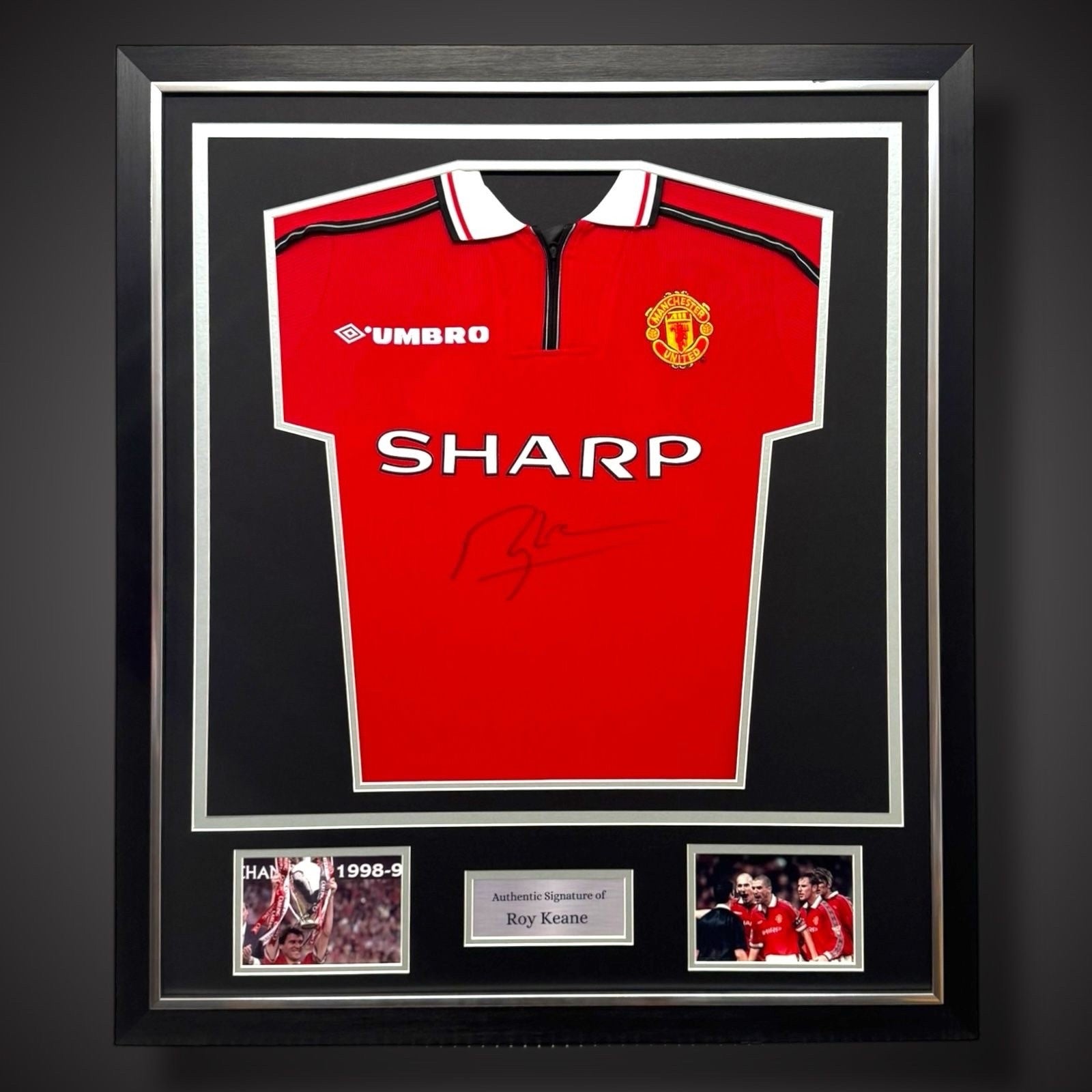 Deluxe Framed Roy Keane Manchester United Signed Shirt - With COA £3300