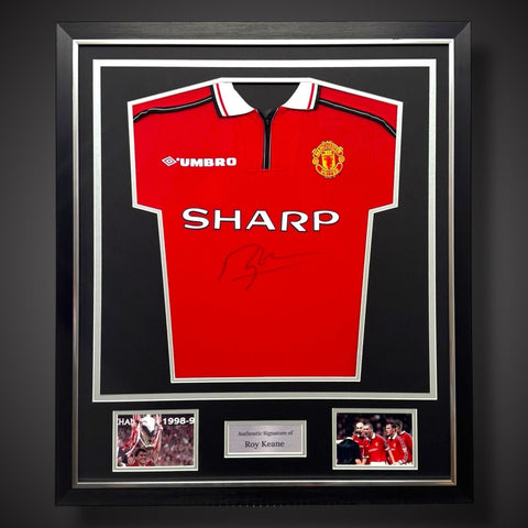 Deluxe Framed Roy Keane Manchester United Signed Shirt - With COA £3300