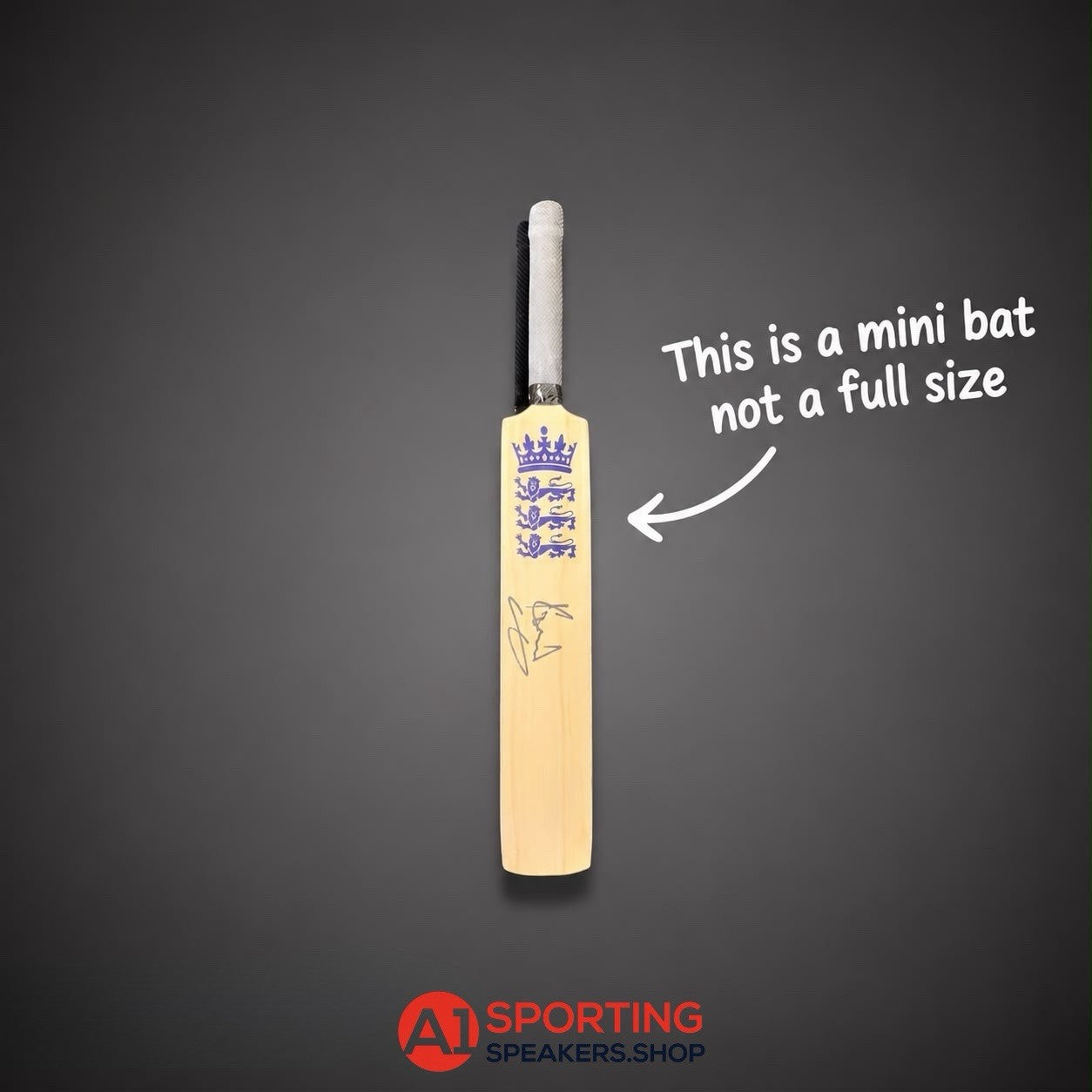 Lord Ian Botham Hand Signed Mini Cricket Bat With COA £590