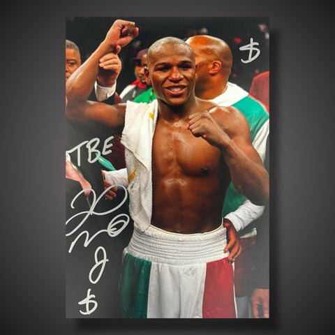 Floyd Money Mayweather TBE Hand Singed 12x8 Photo £349 With COA0