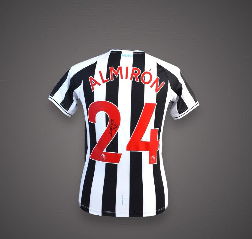 Miguel Almiron Hand Signed Newcastle Football Shirt With COA Superb £1600