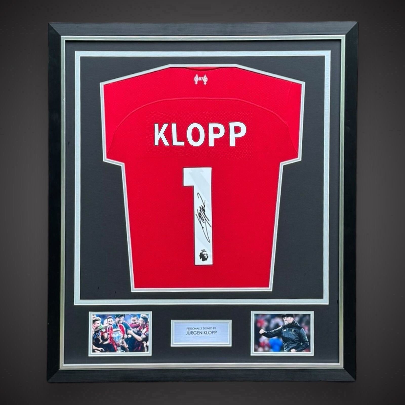 Jurgen Klopp Hand Signed Liverpool Football Shirt In A Deluxe Frame £4990