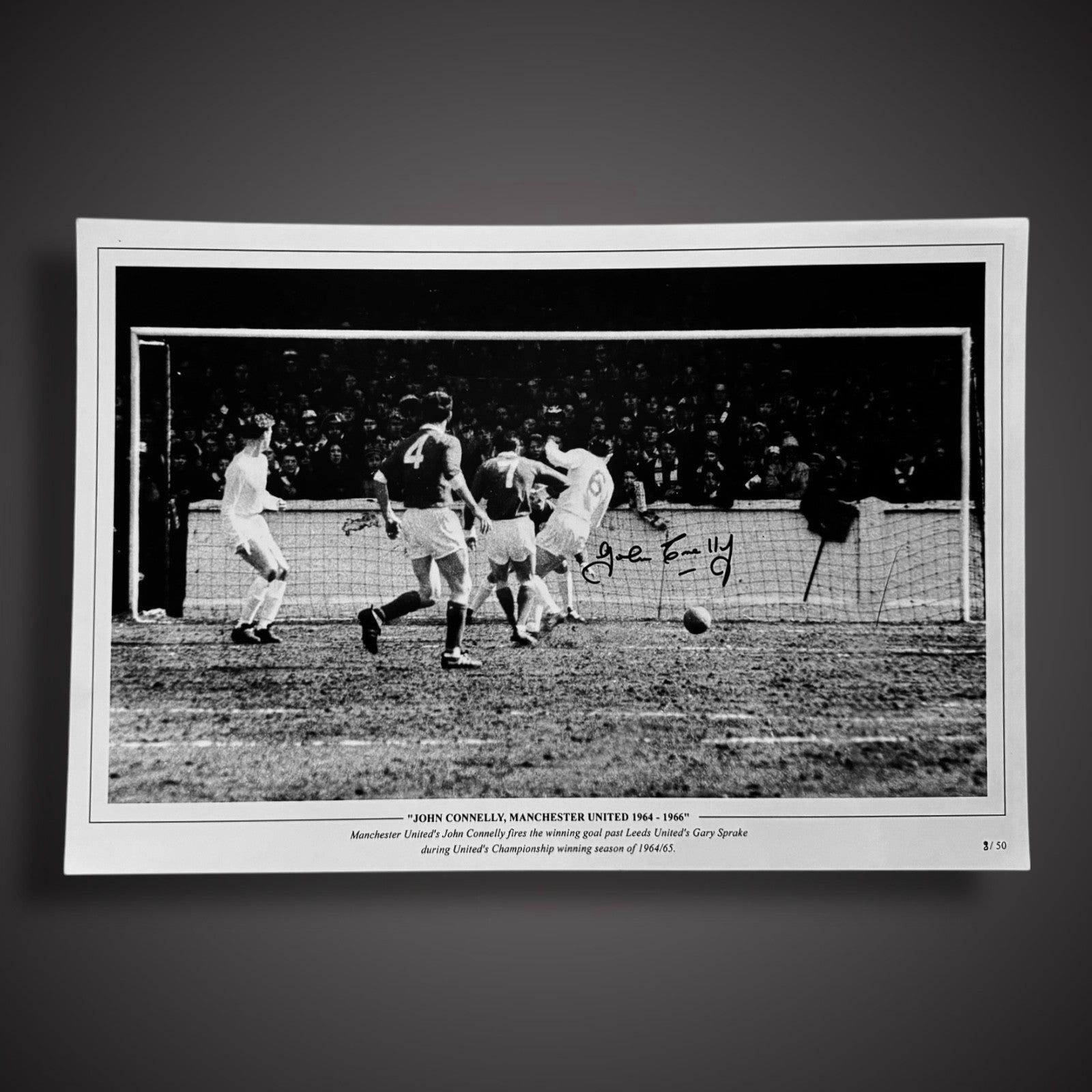 Manchester United- John Connelly Hand Signed Photo £25 12X180