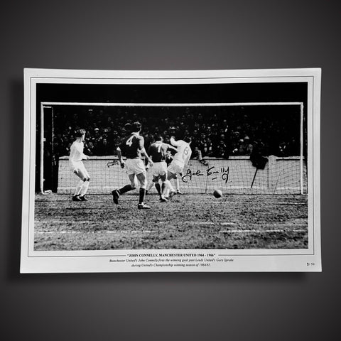 Manchester United- John Connelly Hand Signed Photo £25 12X180