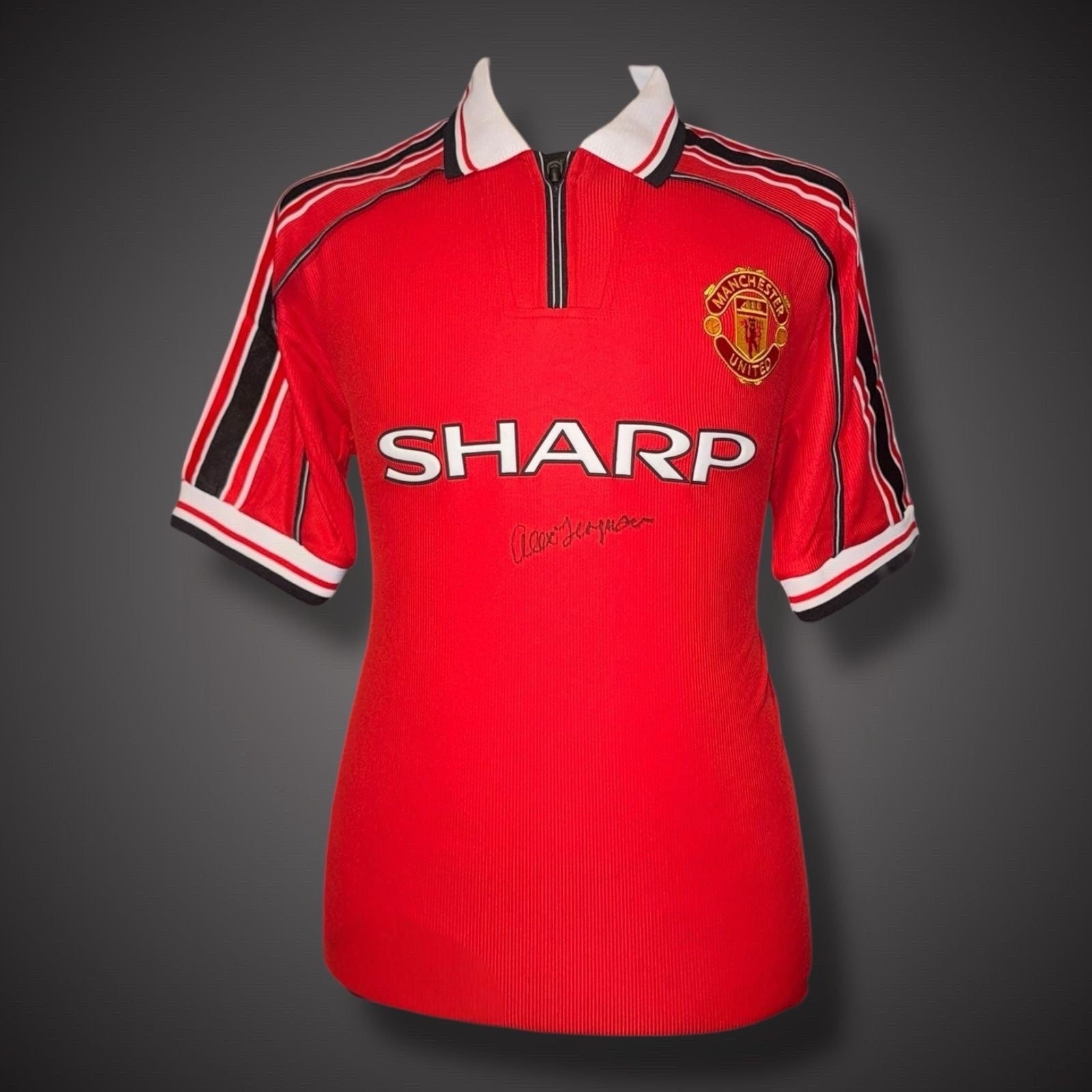 Sir Alex Ferguson Hand Signed Manchester Untied Football Shirt £5990
