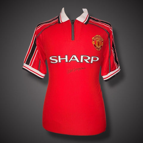 Sir Alex Ferguson Hand Signed Manchester Untied Football Shirt £5990