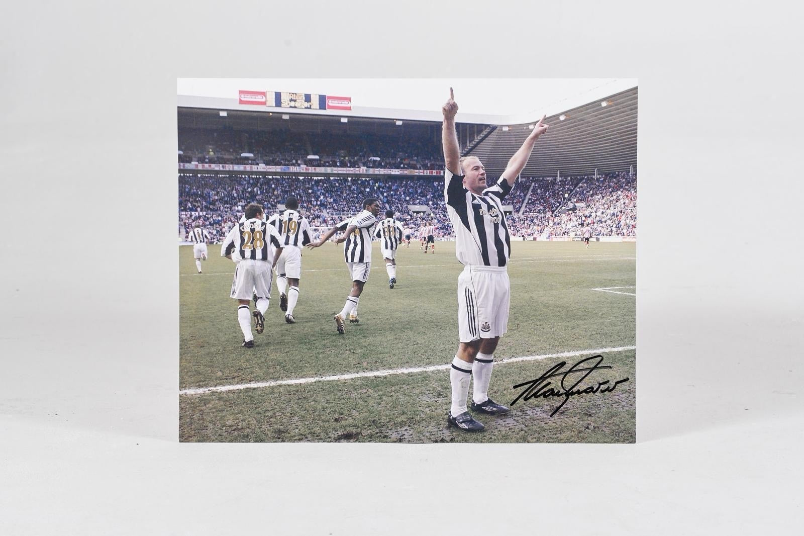 Alan Shearer Hand Signed Newcastle Last Goal Photo With COA  16X20 Iconic £553