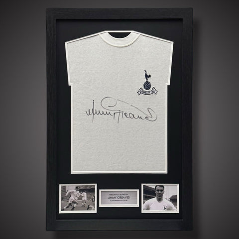 Jimmy Greaves 1967 Hand Signed Tottenham Hotspur Framed Shirt £3990