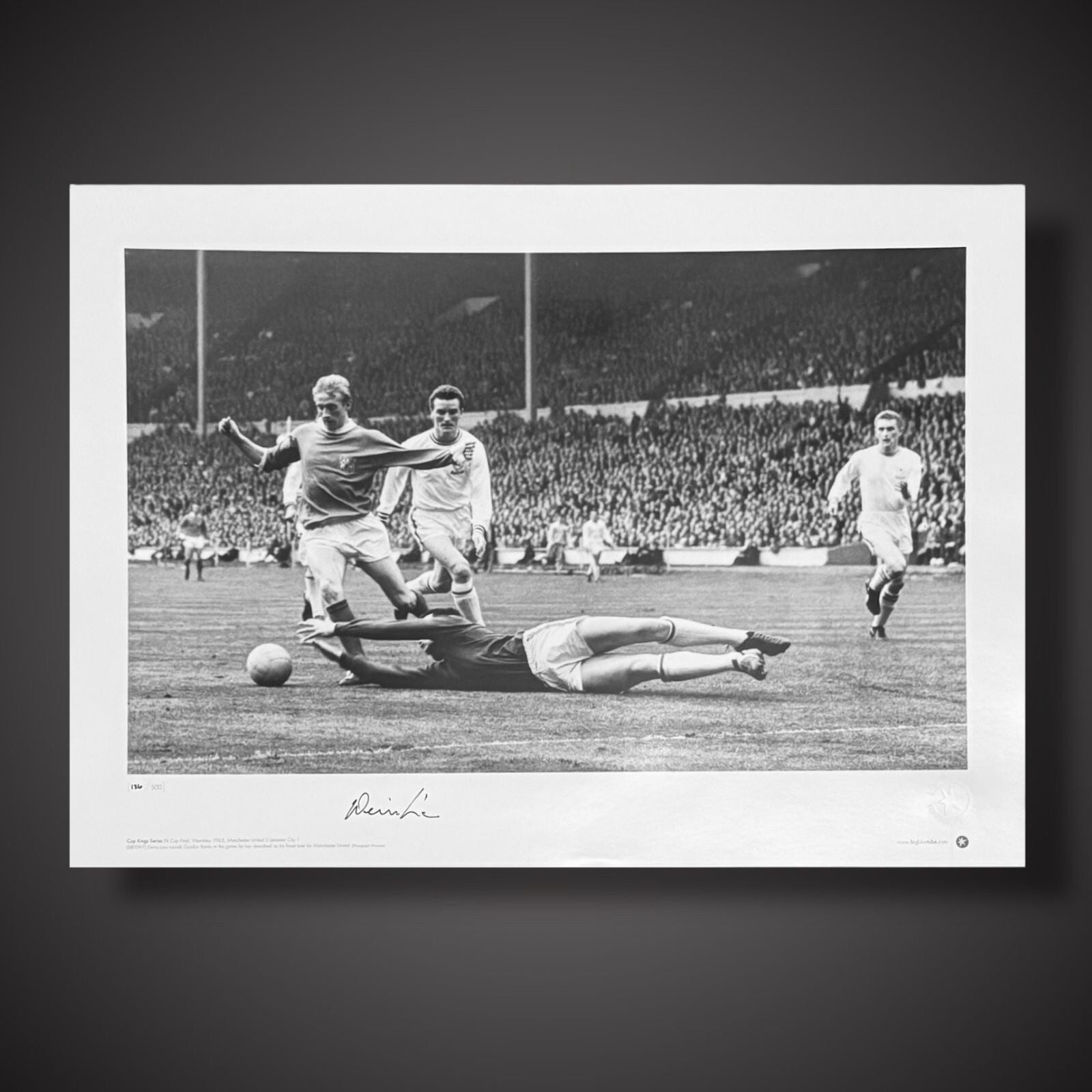 Denis Law Manchester United TRADE DEAL FIVE A2 Signed Photos For Just  £99 16X230