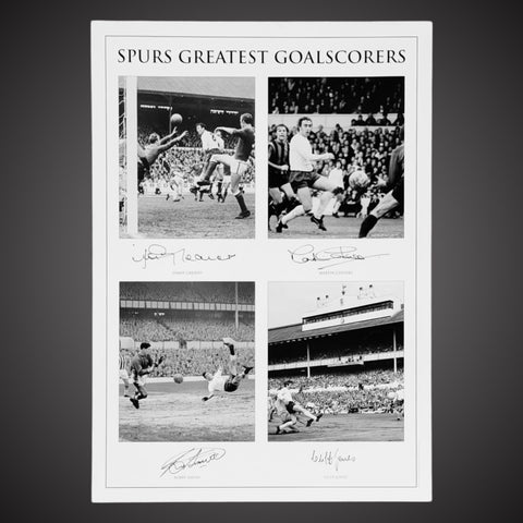 Spurs Greatest Goal Scorers Signed By Greaves, Chivers, Jones & Smith £75 A20