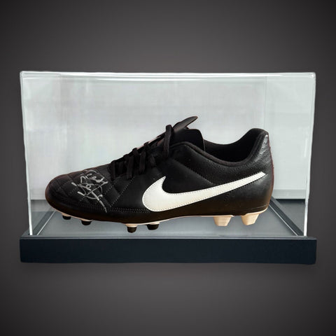 Manchester United Teddy Sheringham  Signed Boot In Acrylic Case  With COA £2240