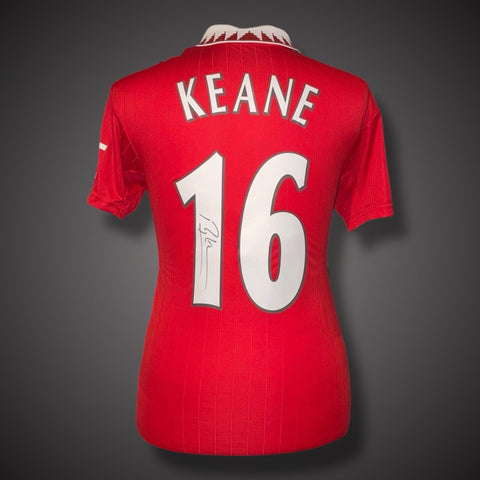 Framed Roy Keane Manchester United Signed Shirt - With COA £3251
