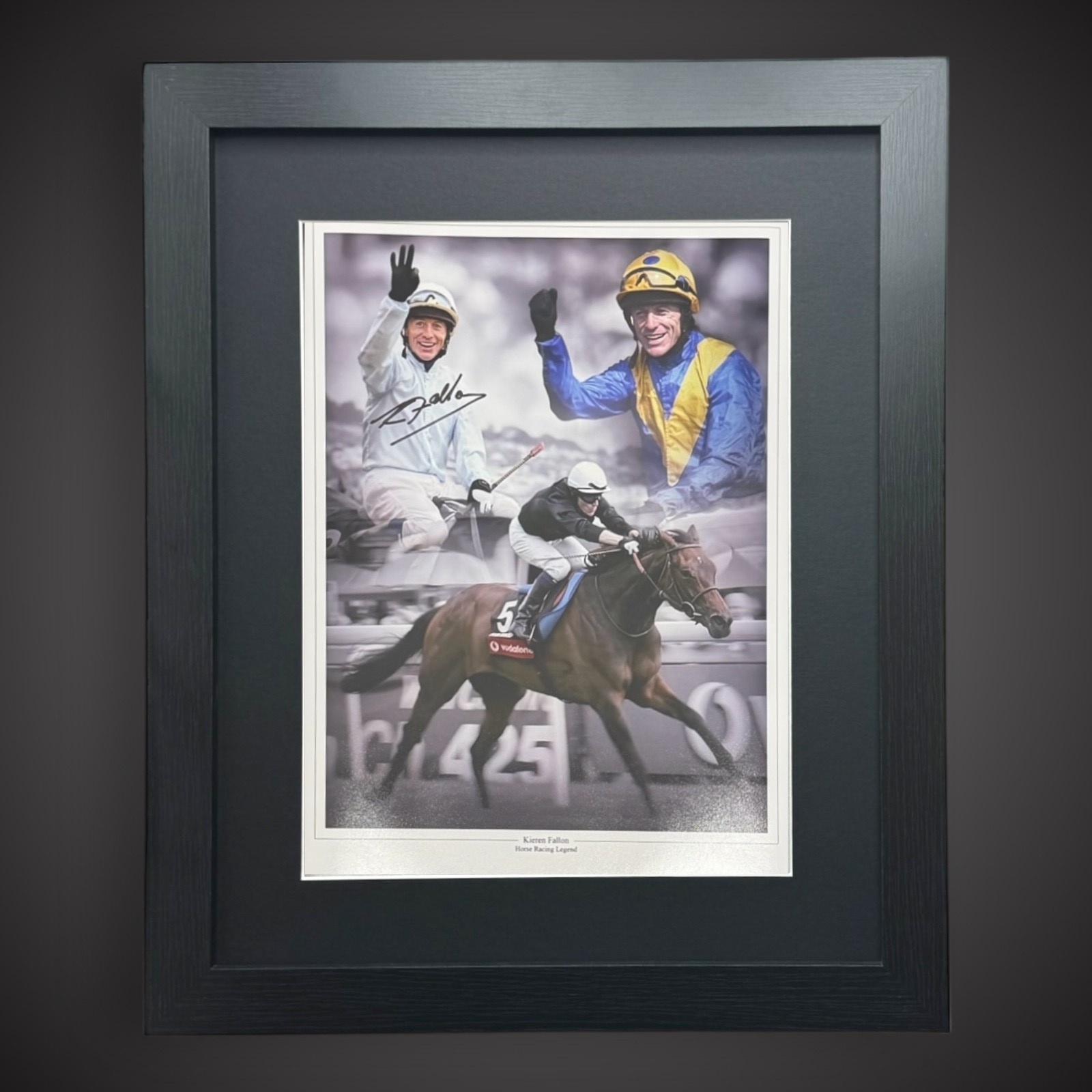 Framed Kieren Fallon Horse Racing Legend Signed Photo £44.99 16X200