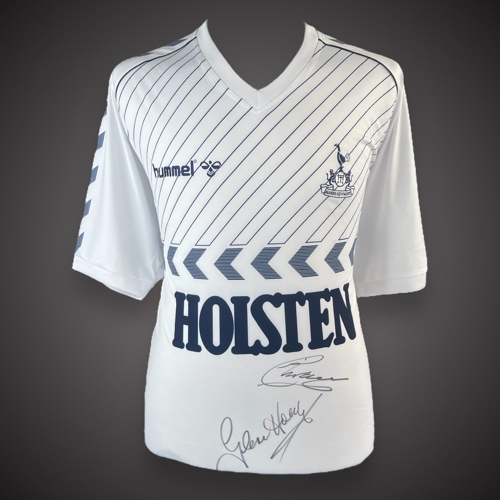 Glenn Hoddle & Chris Waddle Signed Tottenham Hotspurs Shirt £1250