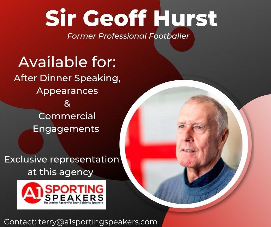 Sir Geoff Hurst Signed World Cup Willie Poster From Agent COA  £29.99 16X2313
