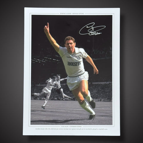 Framed Tottenham Hotspur-  Clive Allen Hand Signed Photo1