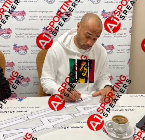 Framed Thierry Henry Hand Signed Arsenal Football Shirt With Coa  £3991