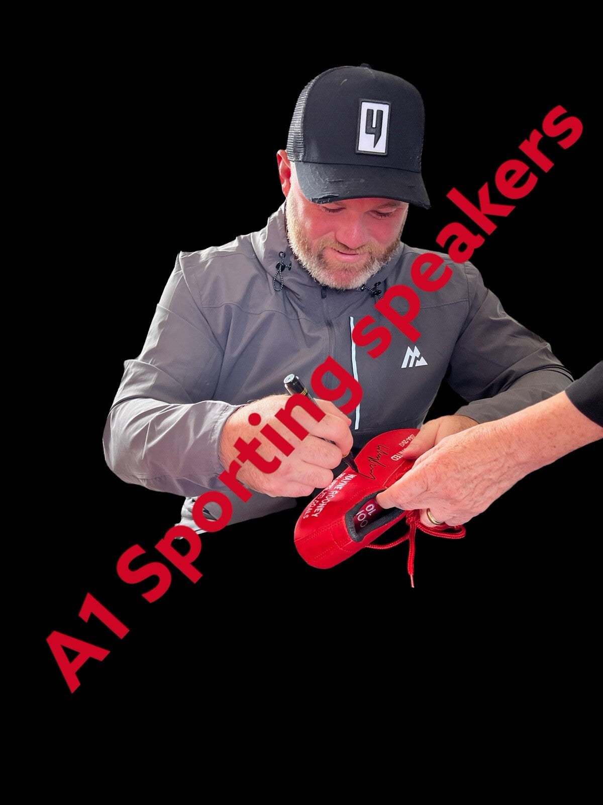 Wayne Rooney Ltd Edition Signed In Gold Stats Football Boot & Acrylic Case £19911