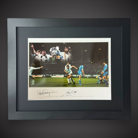 Framed Ricky Villa And Steve Perrymann Signed Photo £49.990