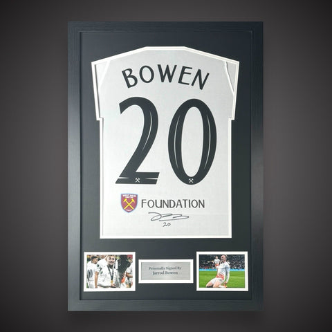 Jarrod Bowen West Ham Europa Winners Back Signed Shirt Private Signing COA £3390