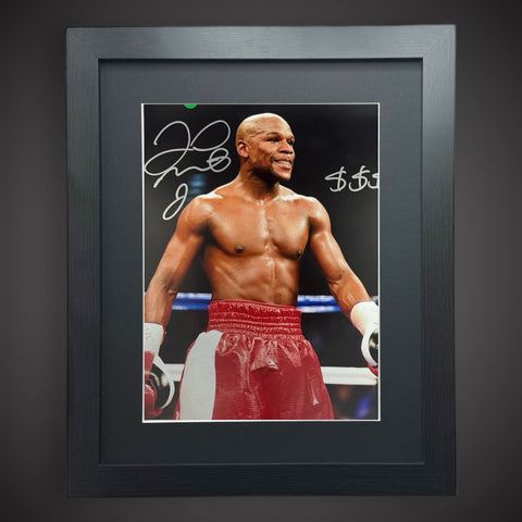Floyd Money Mayweather  Hand Singed Framed  12x16 Photograph £549 With COA0